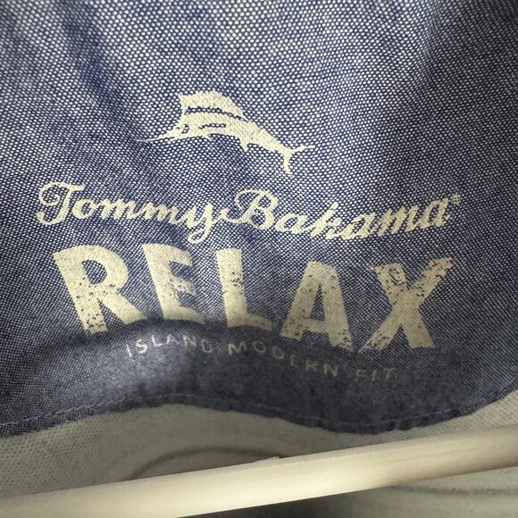 Tommy Bahama Relax Pima Cotton Striped Polo Shirt US Men's XXL - Picture 4 of 6